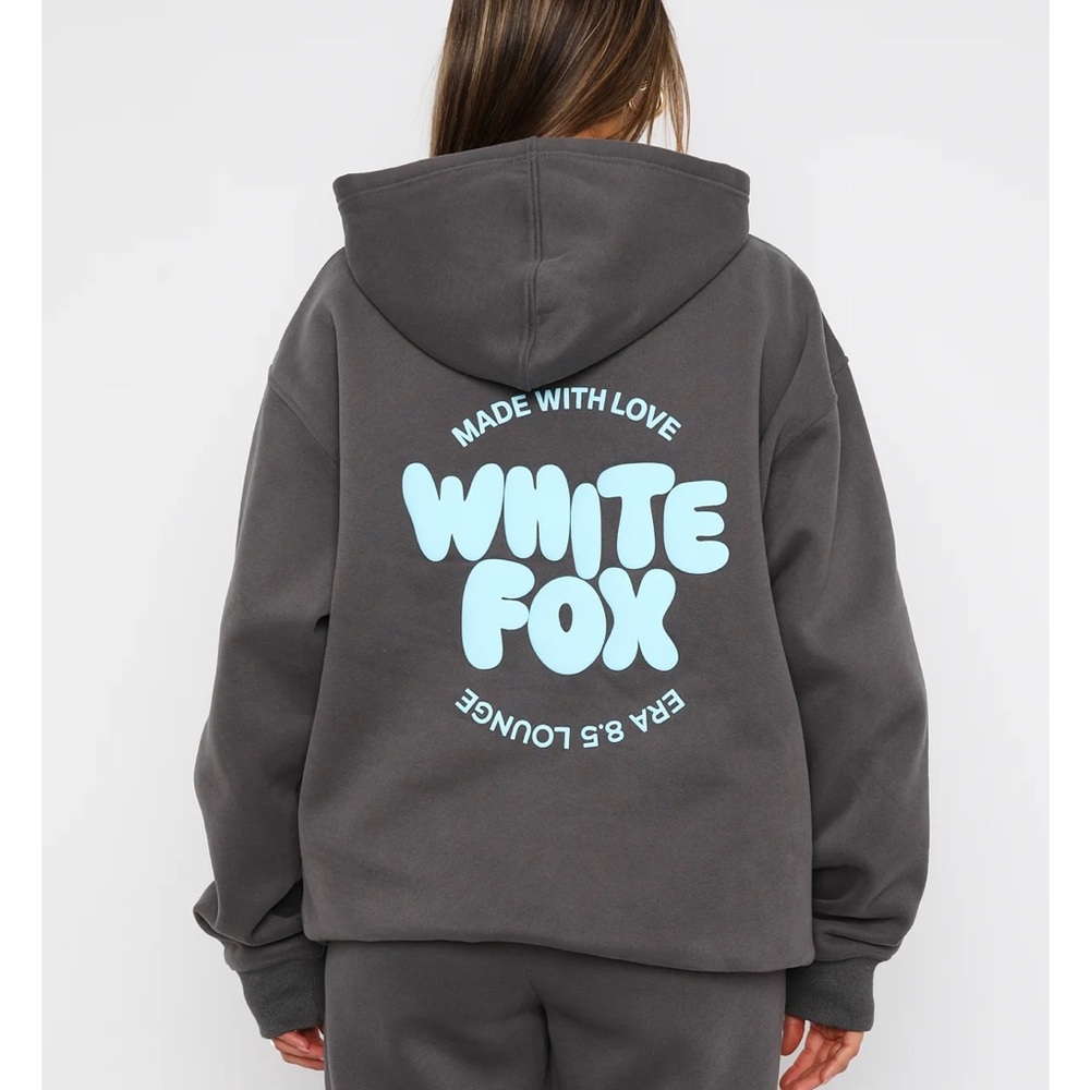 White Fox SET - Sweatshirt & Sweatpants - Picture 3 of 6